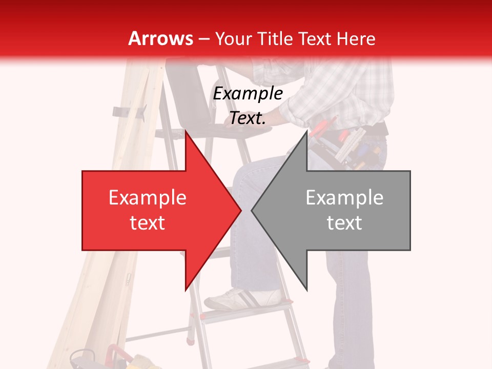 Caucasian Work Indoors PowerPoint Template