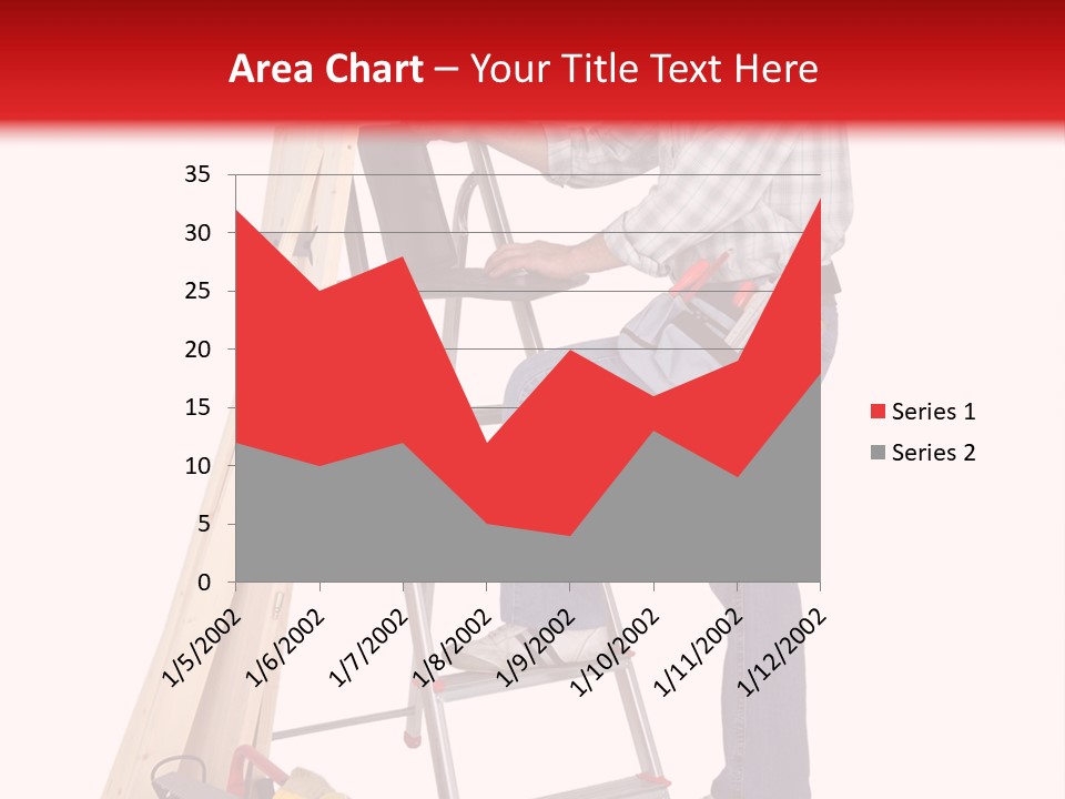 Caucasian Work Indoors PowerPoint Template