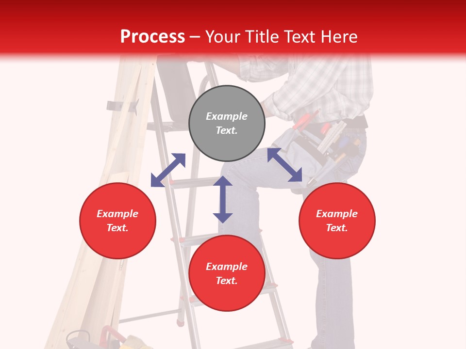Caucasian Work Indoors PowerPoint Template