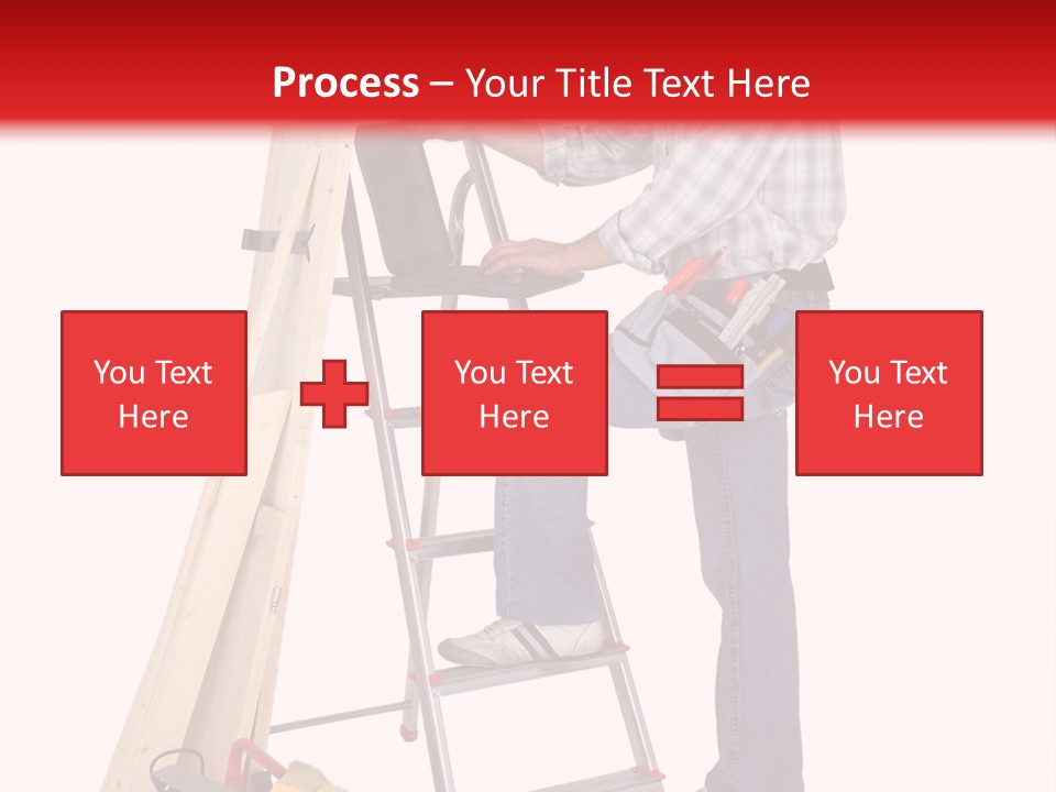 Caucasian Work Indoors PowerPoint Template