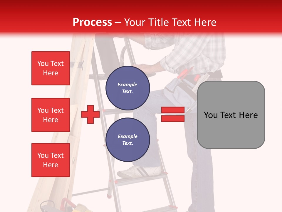 Caucasian Work Indoors PowerPoint Template