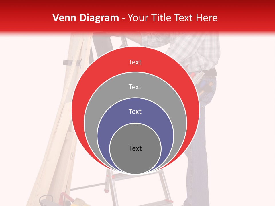 Caucasian Work Indoors PowerPoint Template