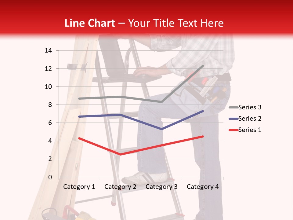 Caucasian Work Indoors PowerPoint Template
