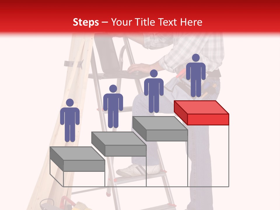 Caucasian Work Indoors PowerPoint Template