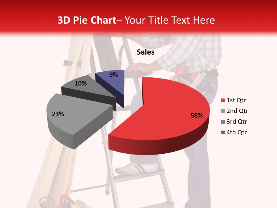 Caucasian Work Indoors PowerPoint Template