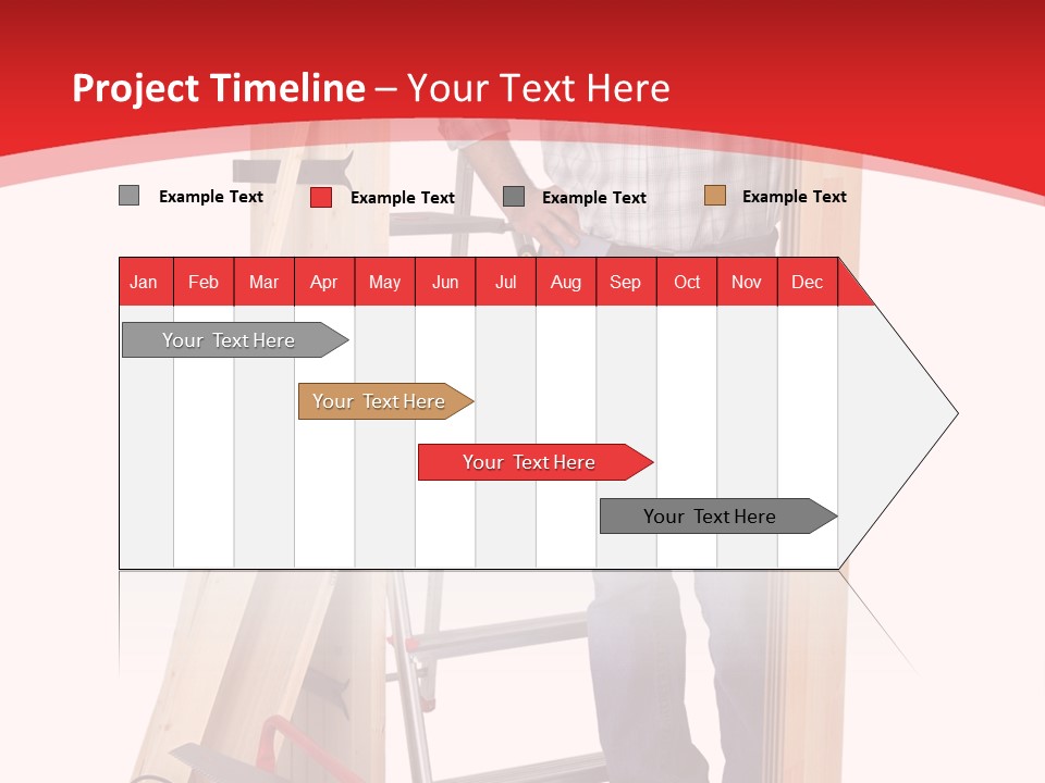 White Pliers Screw PowerPoint Template