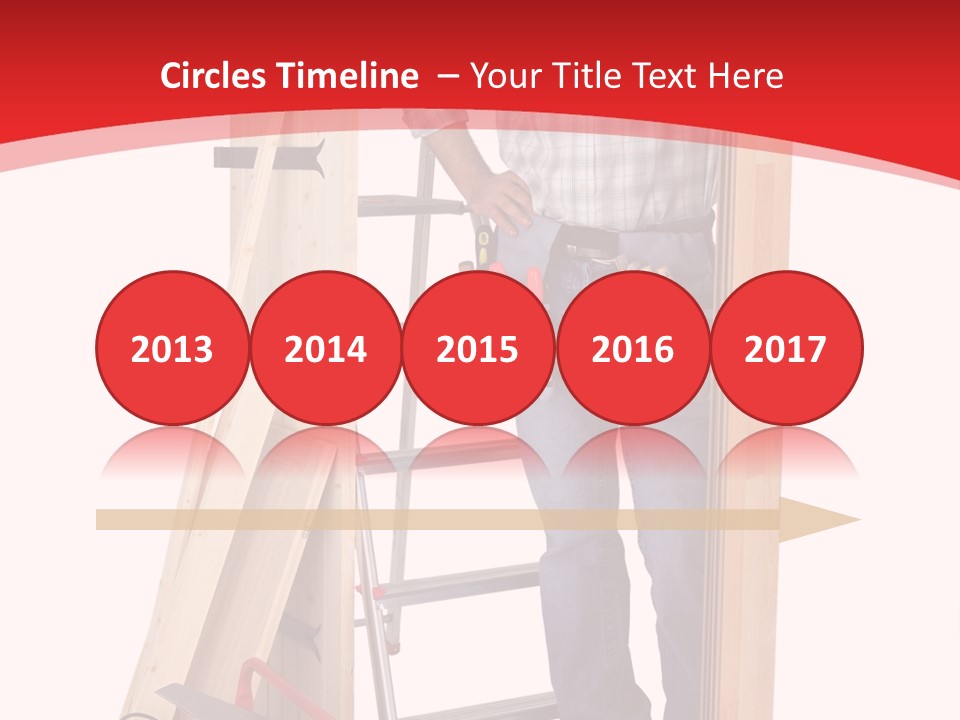 White Pliers Screw PowerPoint Template