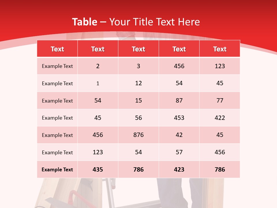 White Pliers Screw PowerPoint Template