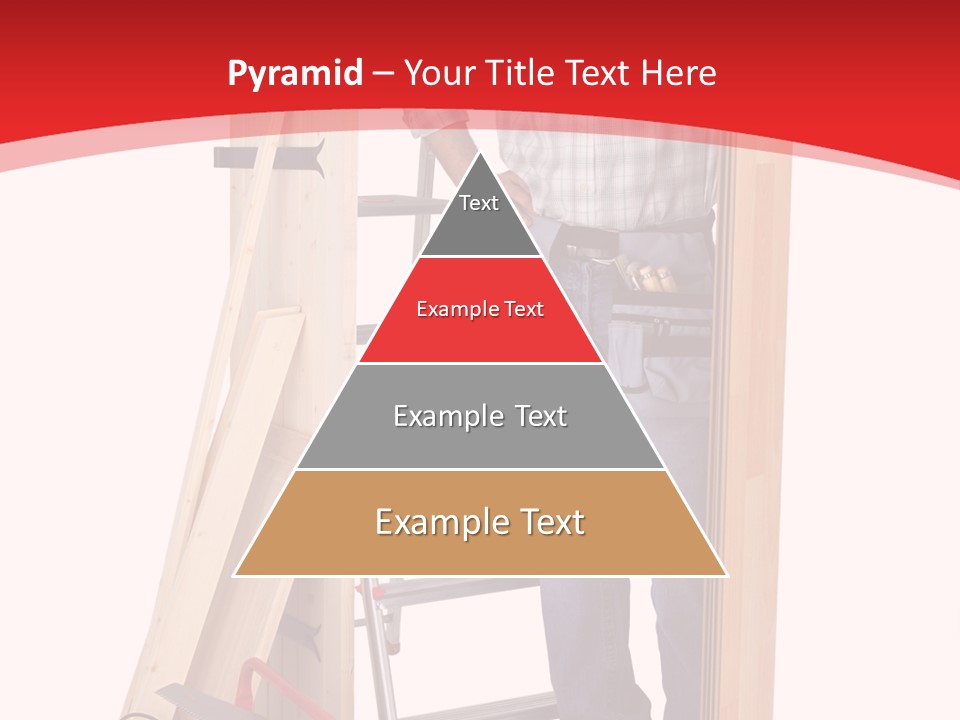 White Pliers Screw PowerPoint Template
