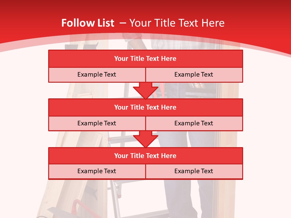 White Pliers Screw PowerPoint Template