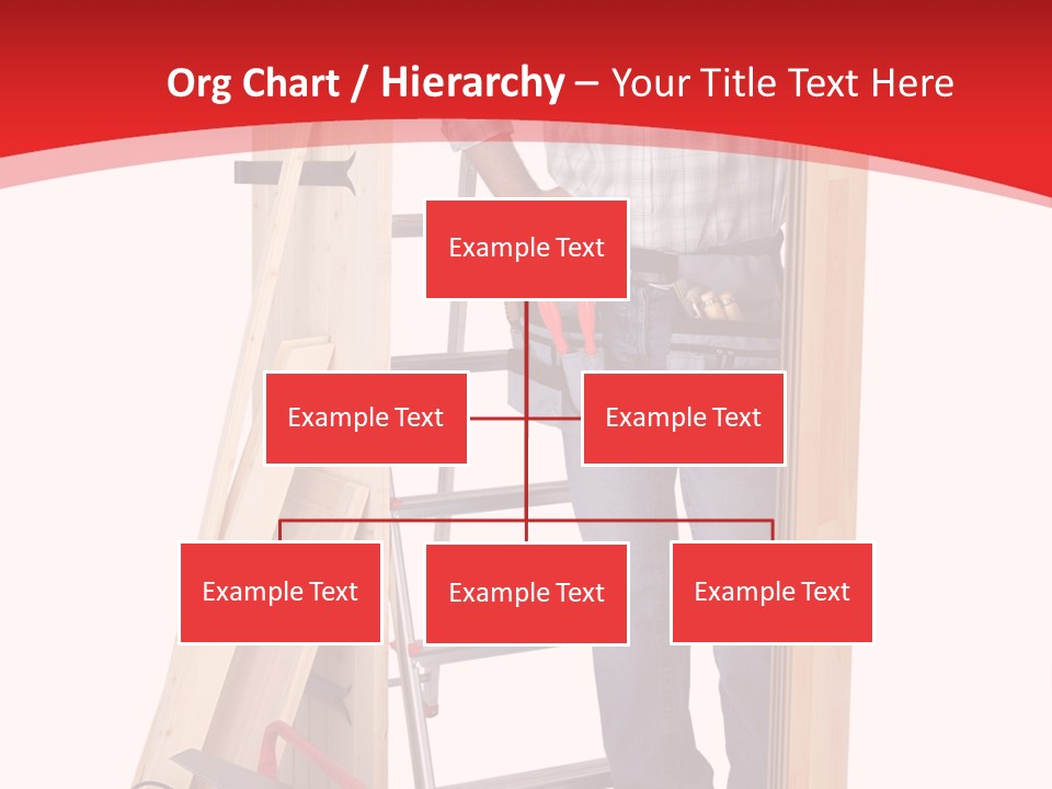 White Pliers Screw PowerPoint Template