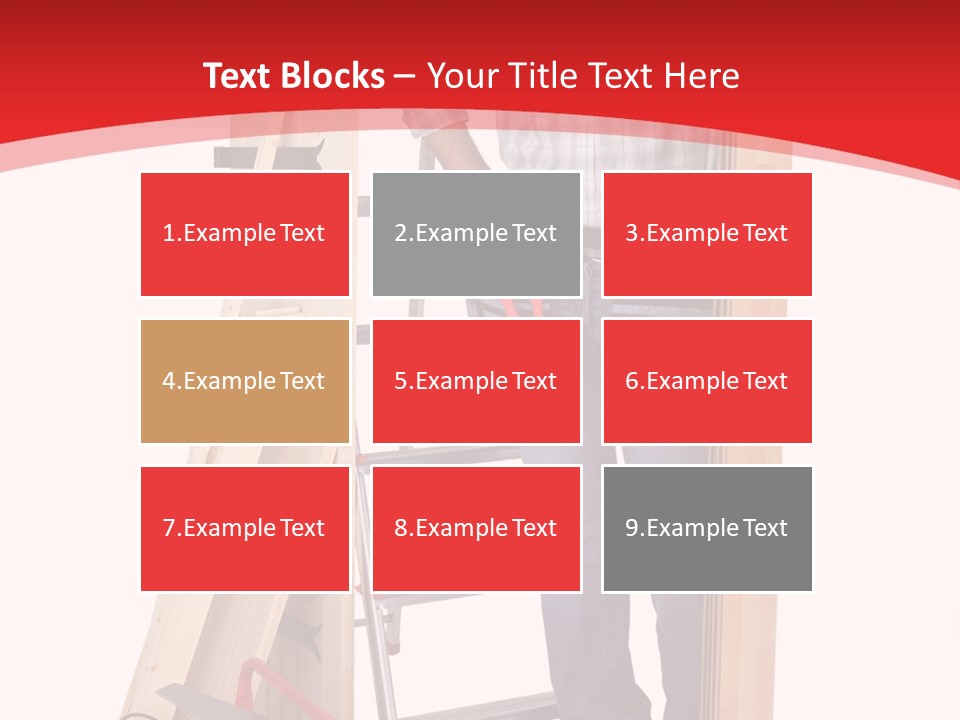White Pliers Screw PowerPoint Template