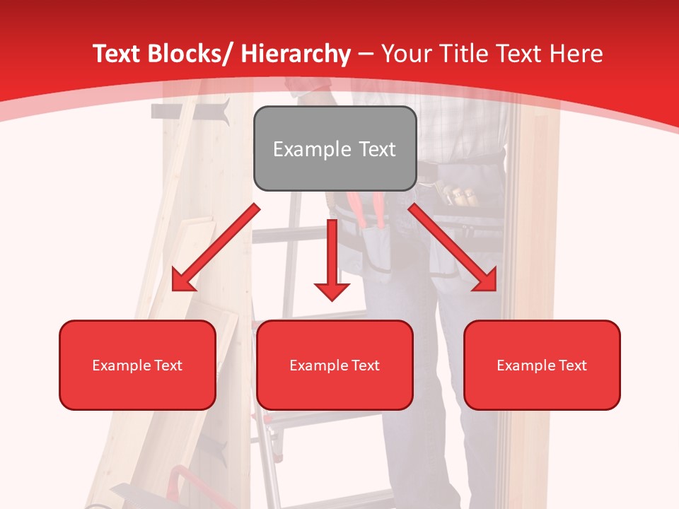 White Pliers Screw PowerPoint Template