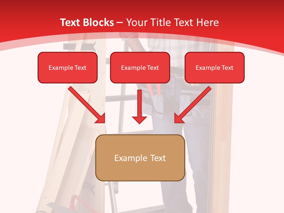 White Pliers Screw PowerPoint Template