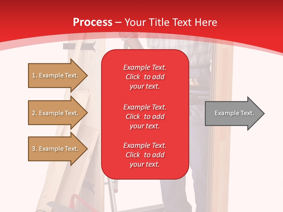 White Pliers Screw PowerPoint Template