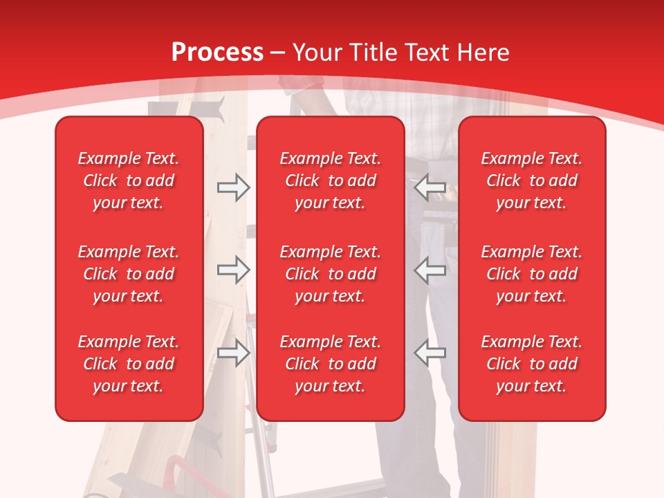 White Pliers Screw PowerPoint Template
