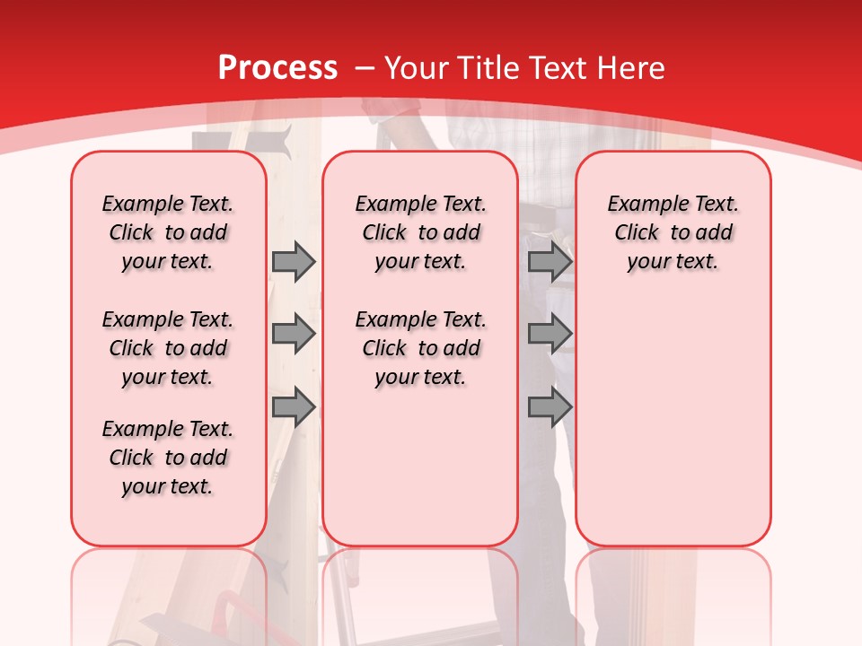 White Pliers Screw PowerPoint Template