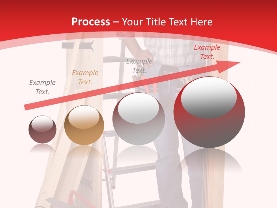 White Pliers Screw PowerPoint Template
