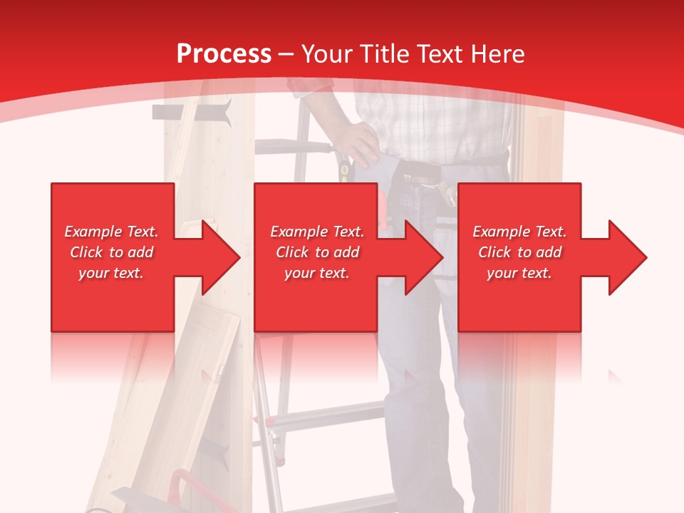 White Pliers Screw PowerPoint Template