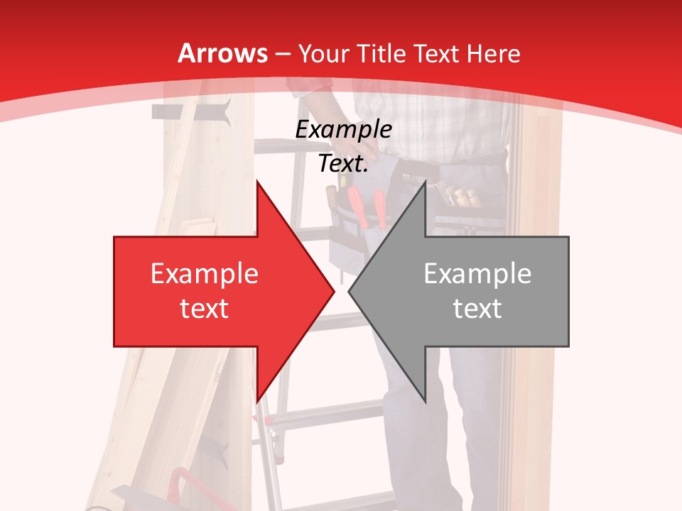 White Pliers Screw PowerPoint Template