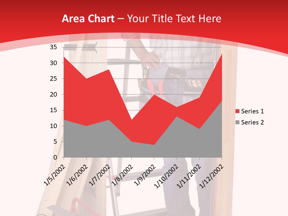 White Pliers Screw PowerPoint Template