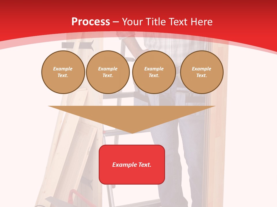White Pliers Screw PowerPoint Template