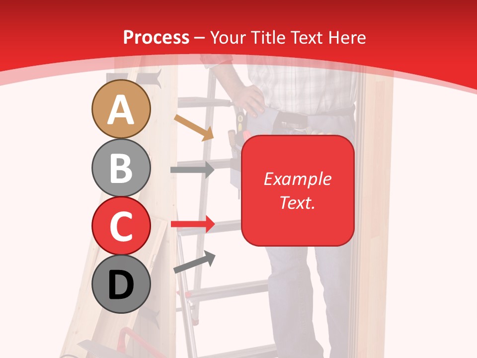White Pliers Screw PowerPoint Template