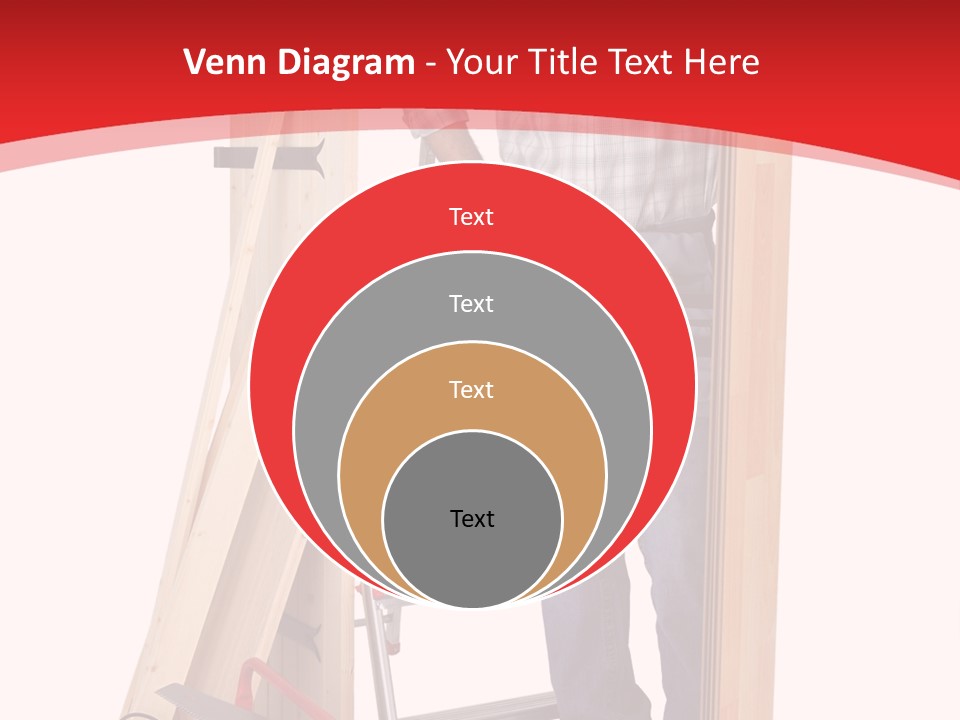 White Pliers Screw PowerPoint Template