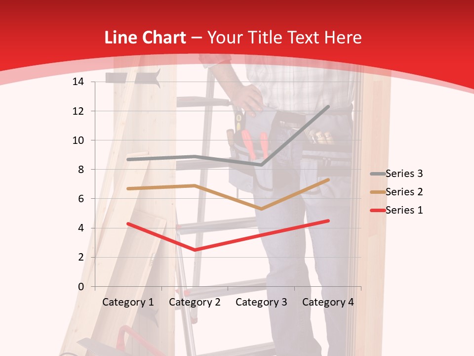 White Pliers Screw PowerPoint Template