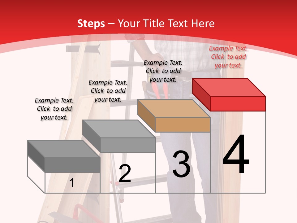 White Pliers Screw PowerPoint Template
