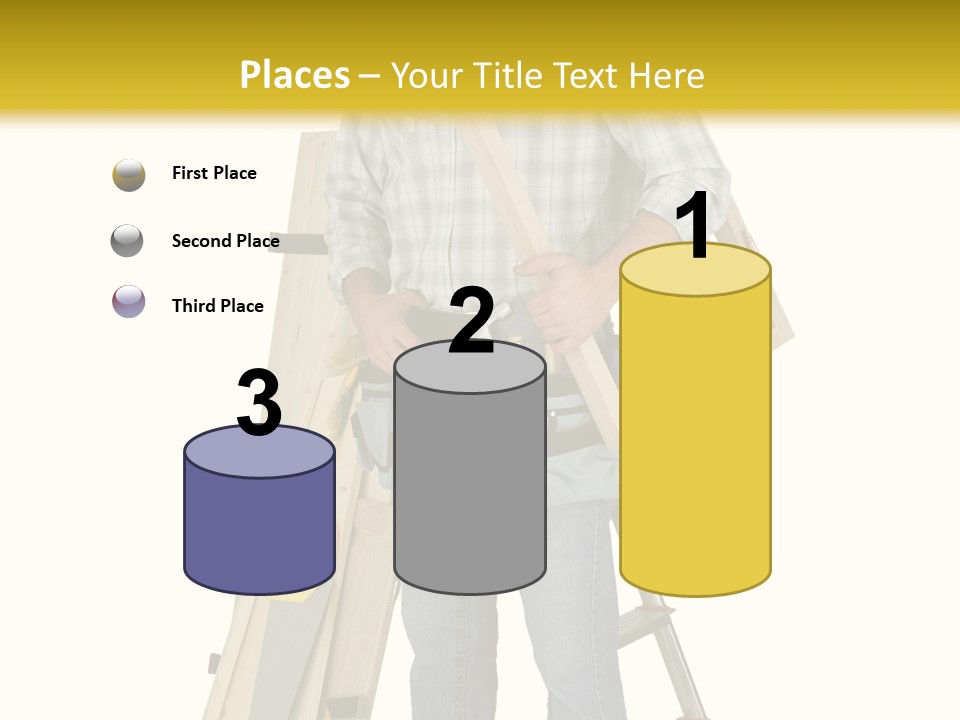 Builder Man Occupation PowerPoint Template