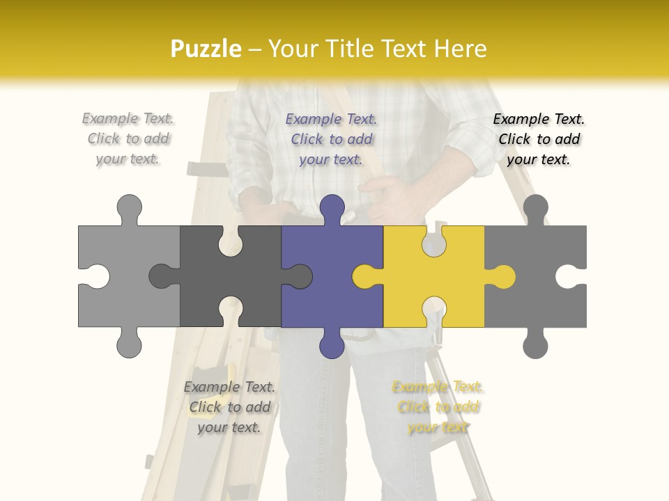 Builder Man Occupation PowerPoint Template