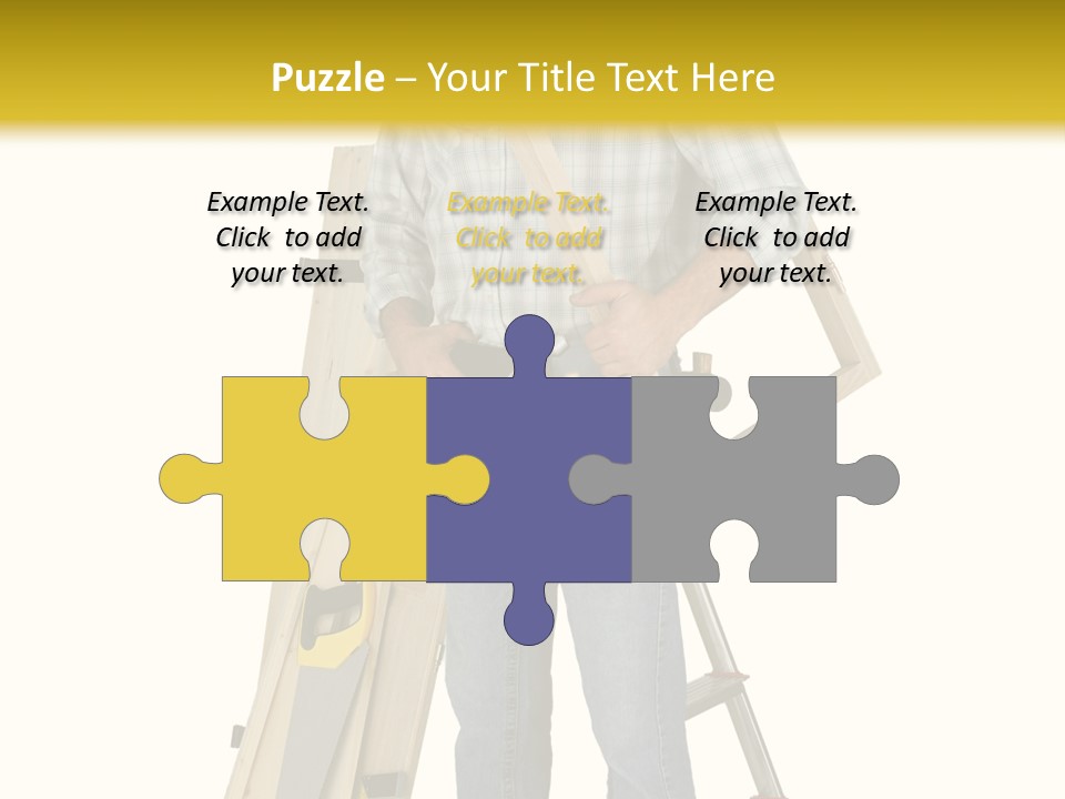 Builder Man Occupation PowerPoint Template