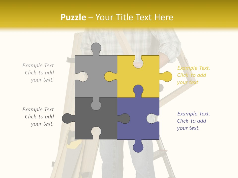 Builder Man Occupation PowerPoint Template