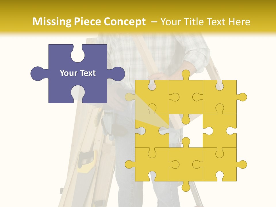 Builder Man Occupation PowerPoint Template