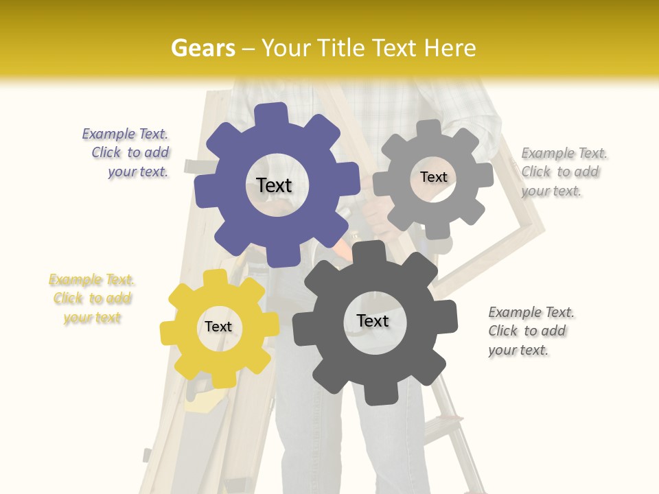 Builder Man Occupation PowerPoint Template