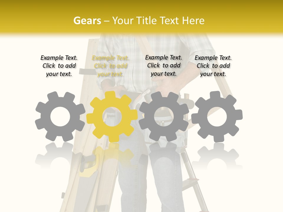 Builder Man Occupation PowerPoint Template