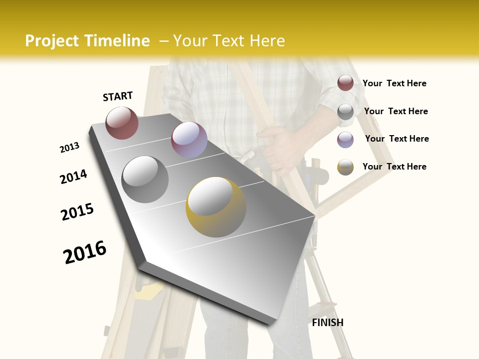 Builder Man Occupation PowerPoint Template