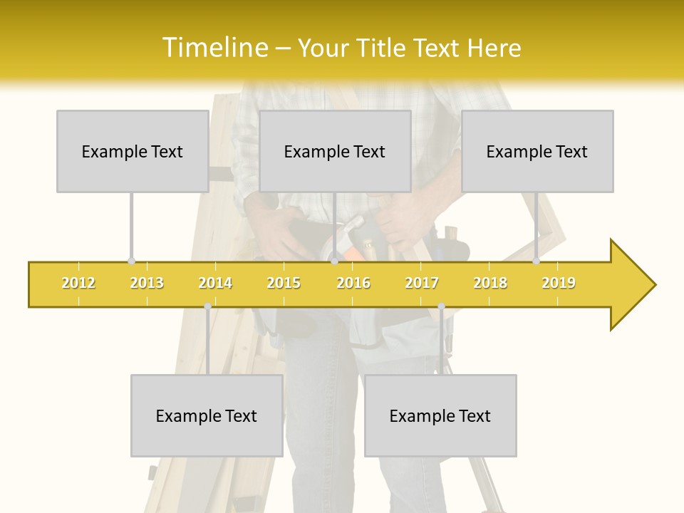 Builder Man Occupation PowerPoint Template