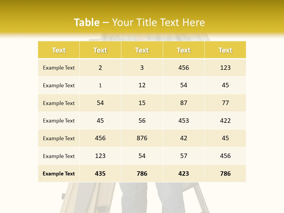 Builder Man Occupation PowerPoint Template