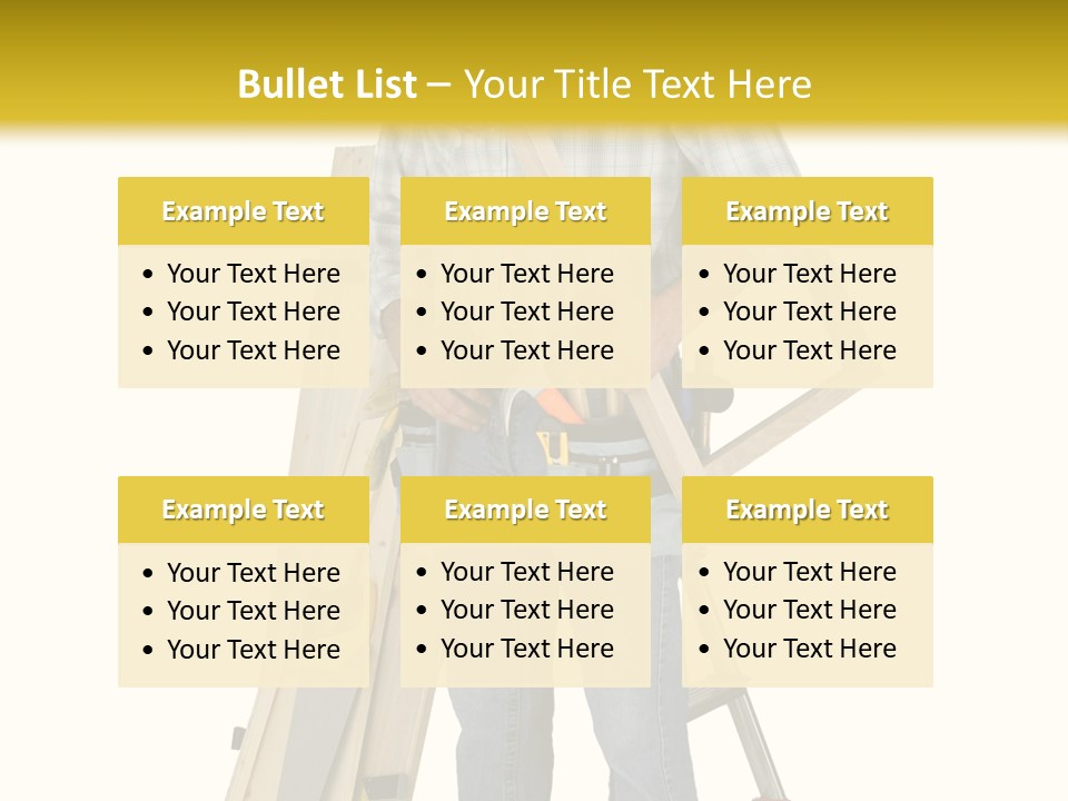 Builder Man Occupation PowerPoint Template