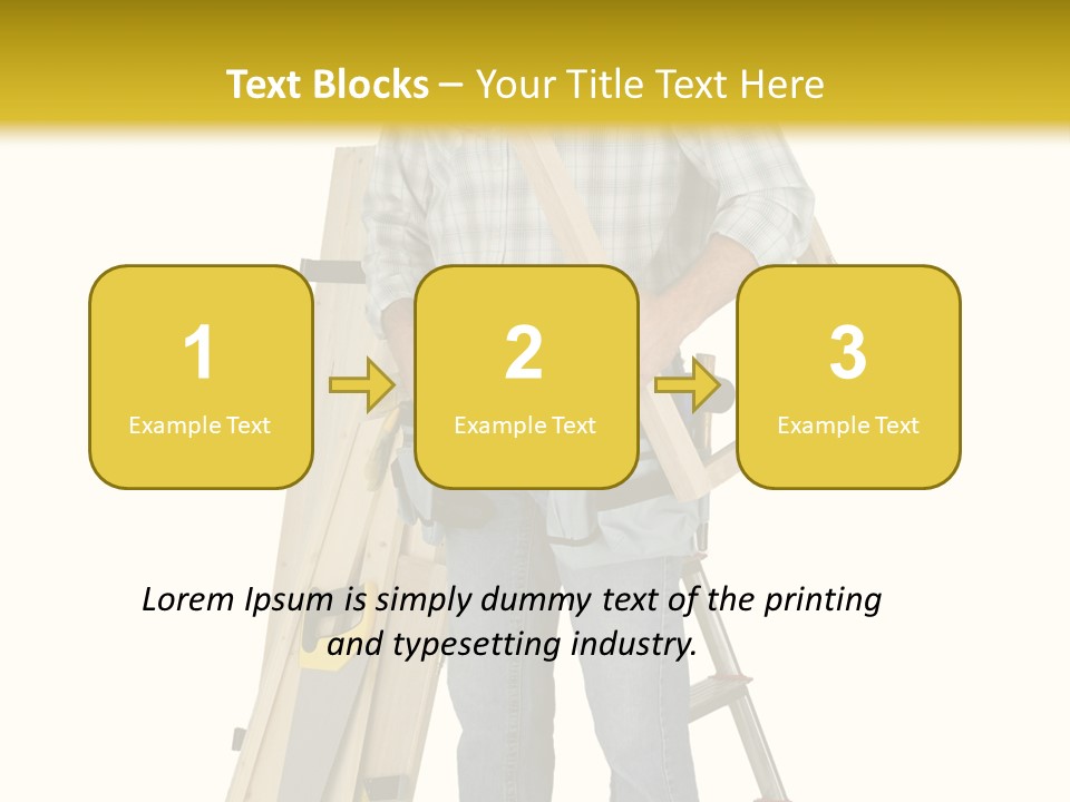 Builder Man Occupation PowerPoint Template