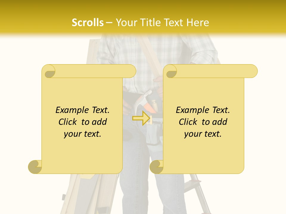 Builder Man Occupation PowerPoint Template