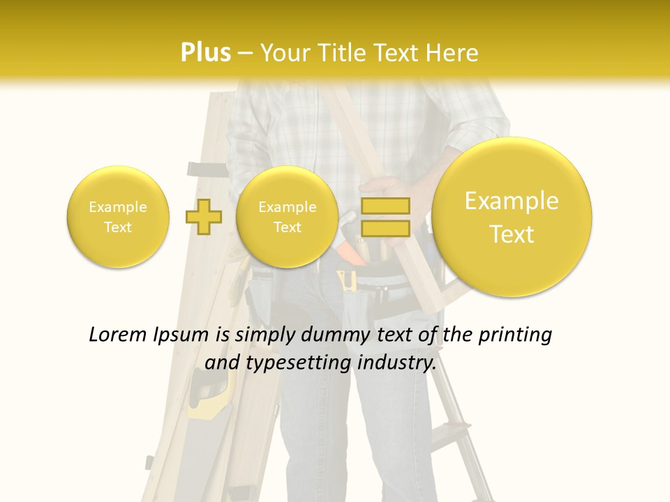 Builder Man Occupation PowerPoint Template