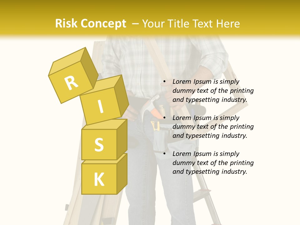 Builder Man Occupation PowerPoint Template