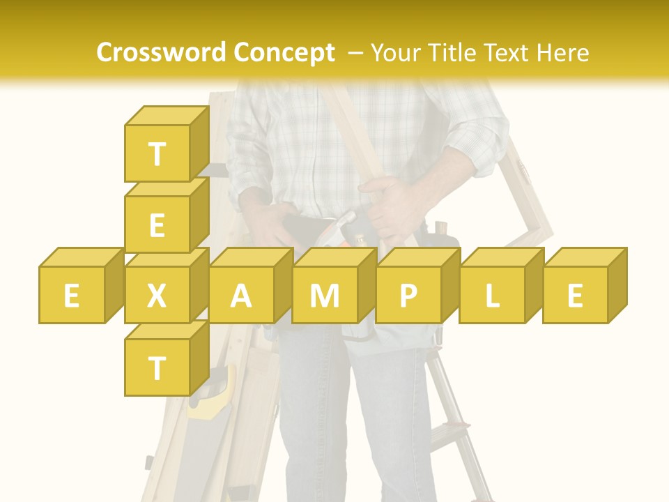 Builder Man Occupation PowerPoint Template