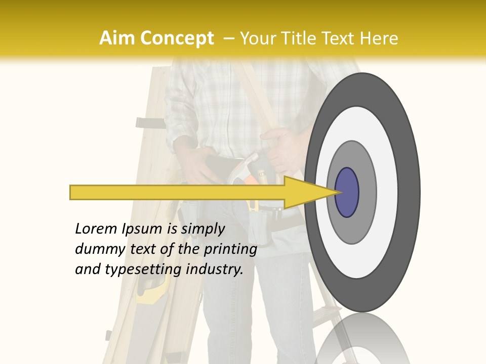 Builder Man Occupation PowerPoint Template