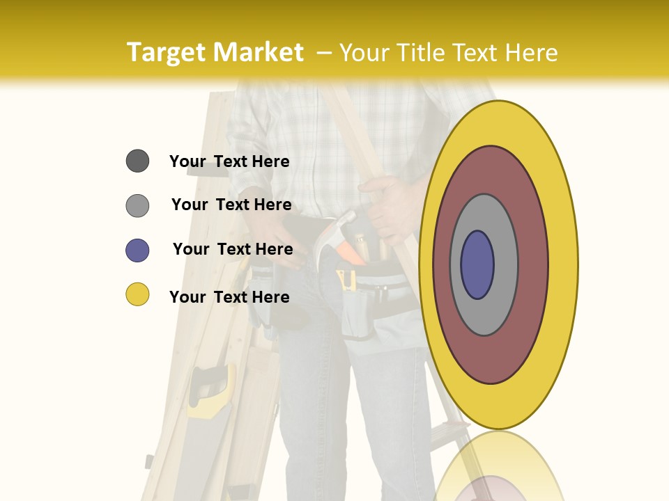 Builder Man Occupation PowerPoint Template