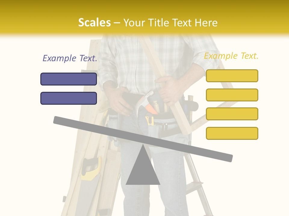 Builder Man Occupation PowerPoint Template