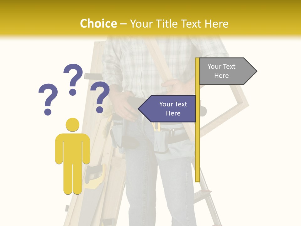 Builder Man Occupation PowerPoint Template